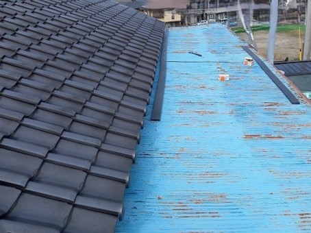 トタン屋根の補修工事